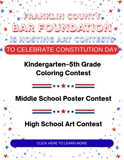 Franklin County Bar Foundation is hosting Art Contests to Celebrate Constitution Day